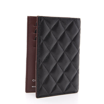 Chanel Caviar Quilted Passport Holder Black 2 of 6