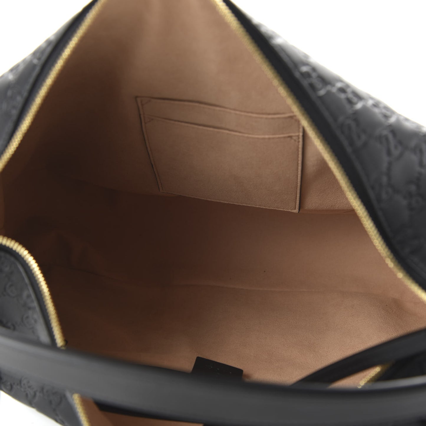 Guccissima Signature Large Linea A Hobo Black