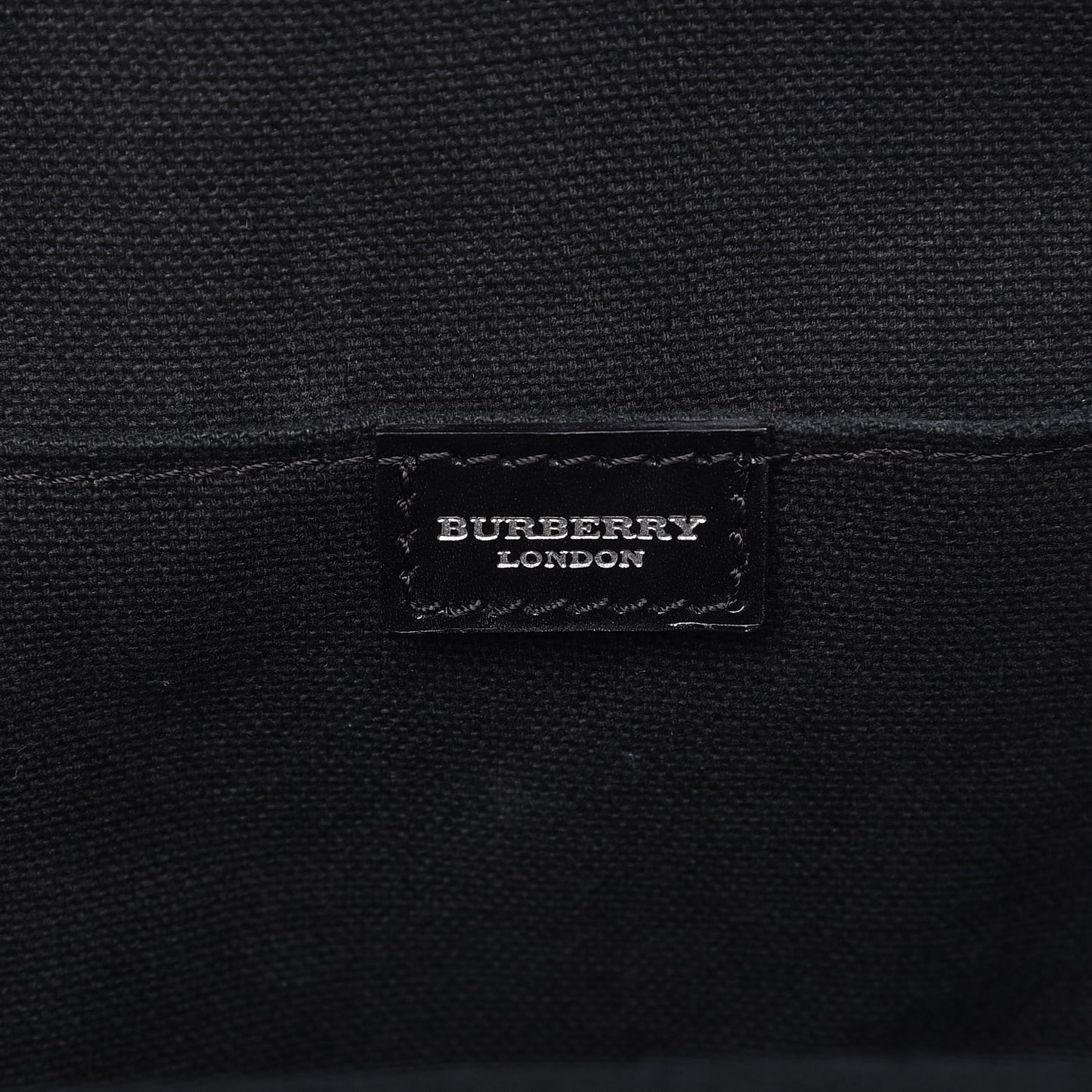 Canvas House Check Backpack Black
