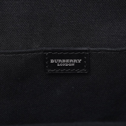 Burberry Canvas House Check Backpack Black 7 of 11