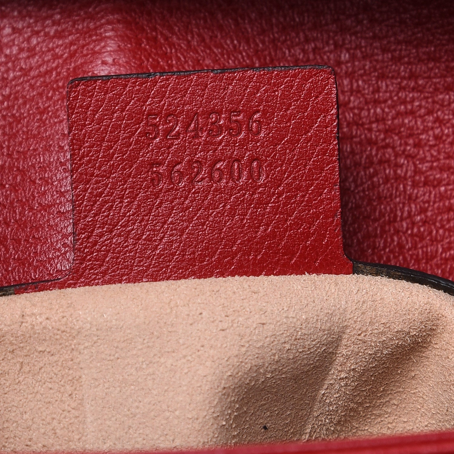 Gucci GG Supreme Monogram Medium Queen Margaret Shoulder Bag Red 7 of 13