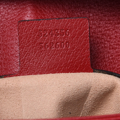 Gucci GG Supreme Monogram Medium Queen Margaret Shoulder Bag Red 7 of 13