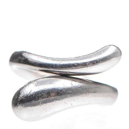 Tiffany Sterling Silver Elsa Peretti Teardrop Ring 54 6.75 1 of 5