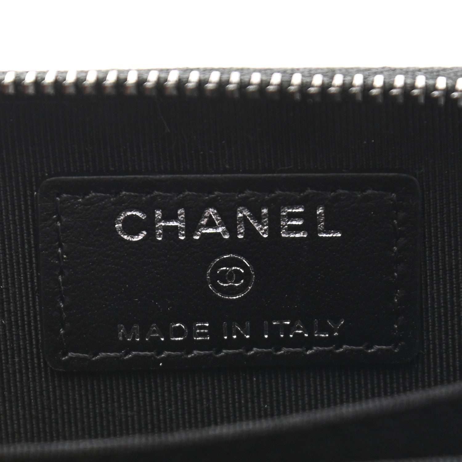 Chanel Patent Calfskin Quilted Zip Coin Purse Wallet So Black 6 of 8