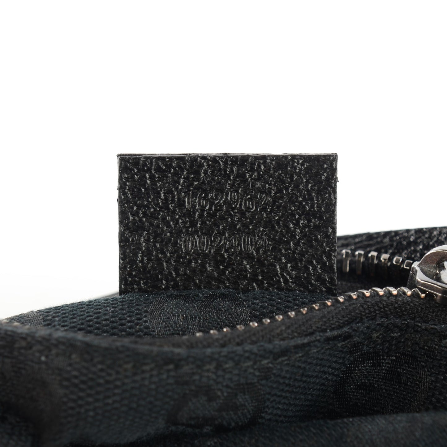 GG Monogram Double Pocket Belt Bag Black
