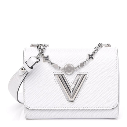 Louis Vuitton Epi Flower Jewels Twist Shoulder Bag PM White 1 of 8