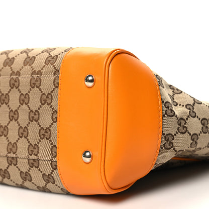 Gucci Monogram Web Medium Mayfair Tote Orange 10 of 10