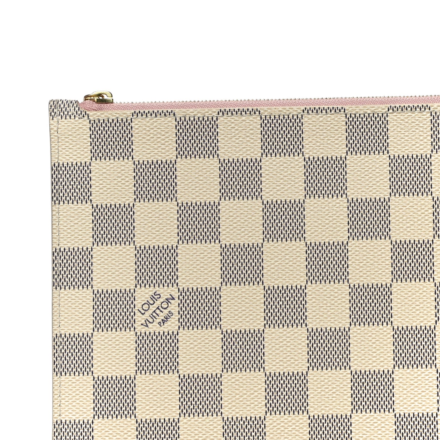 Damier Azur Neverfull MM GM Pochette Rose Ballerine