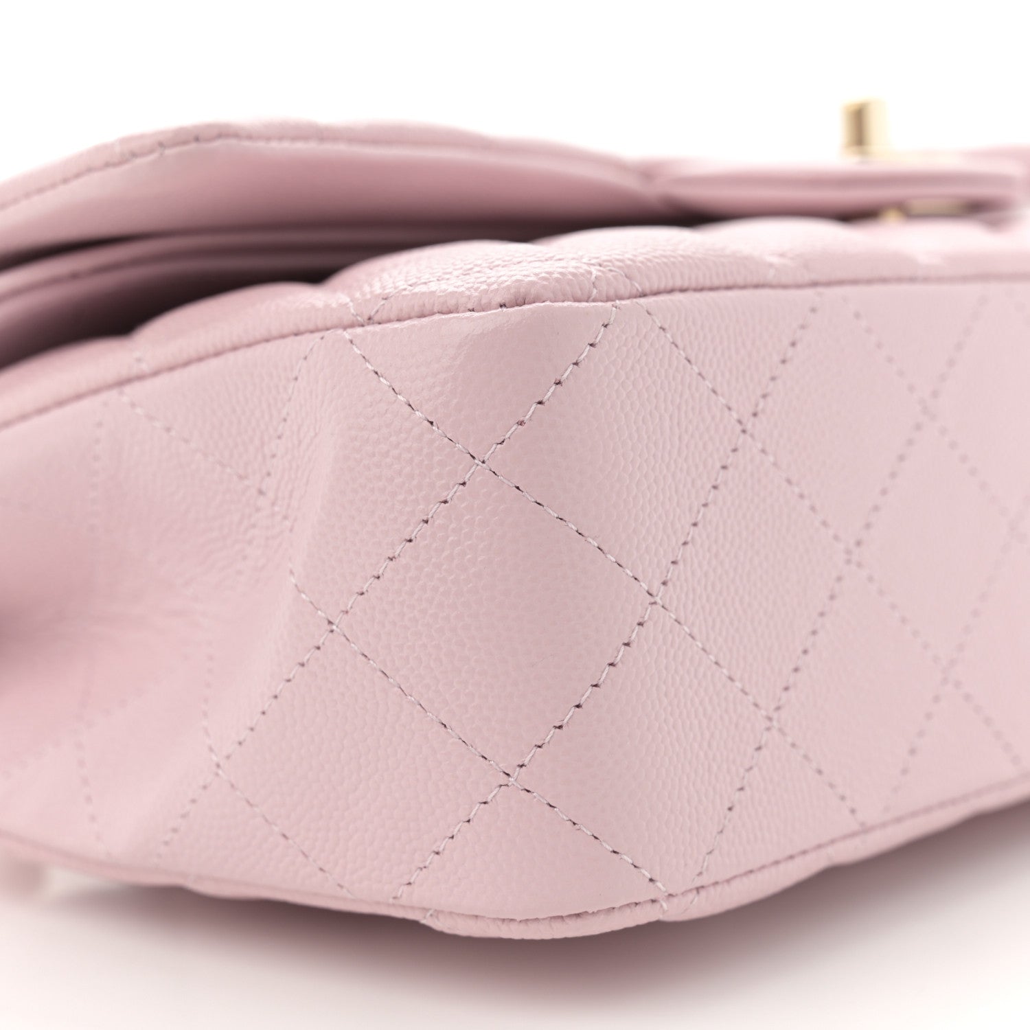 Chanel Caviar Quilted Medium Double Flap Light Pink 9 of 11