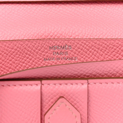 Hermes Epsom Bearn Gusset Wallet Rose Confetti 6 of 8