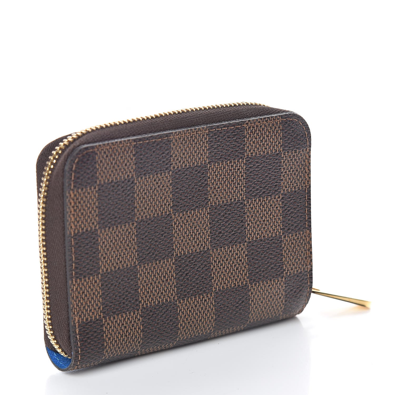 Louis Vuitton Damier Ebene 2019 Christmas Animation Zippy Coin Purse Blue 3 of 6