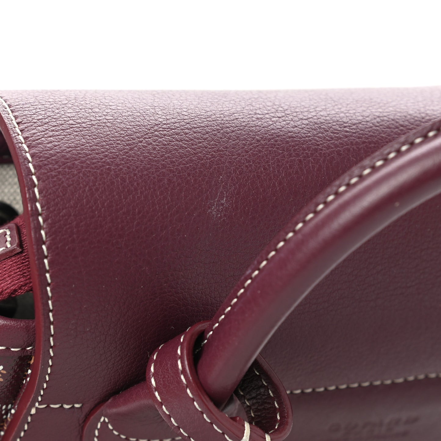 Goyardine Calfskin Mini Alpin Backpack Bordeaux