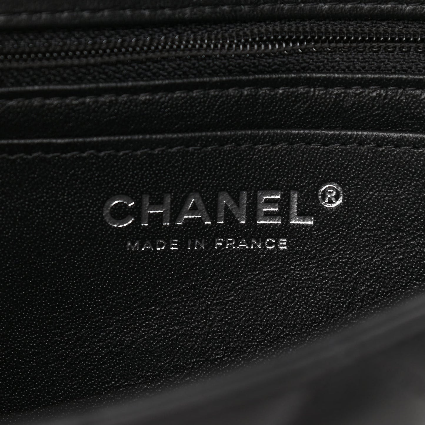 Lambskin Quilted Mini Rectangular Flap So Black