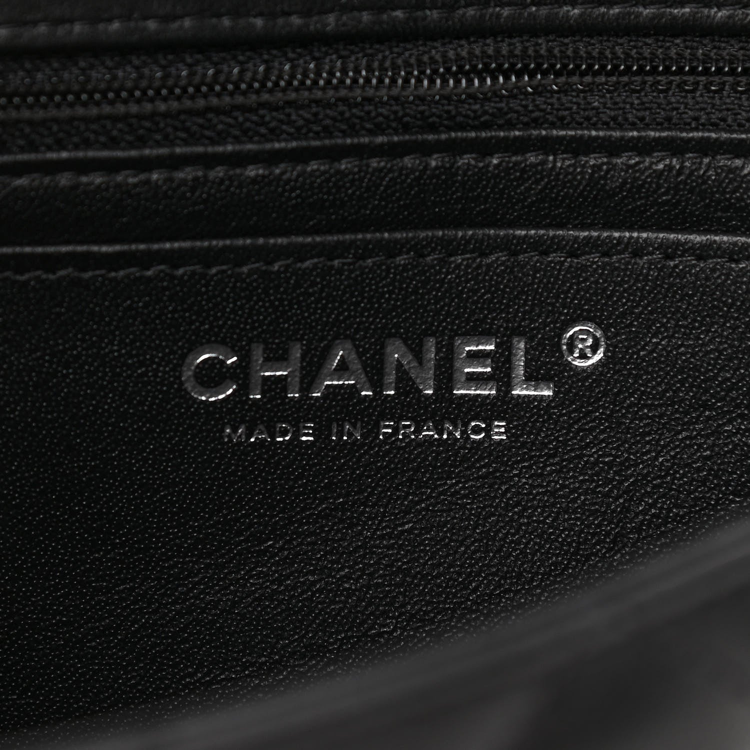 Chanel Lambskin Quilted Mini Rectangular Flap So Black 6 of 11