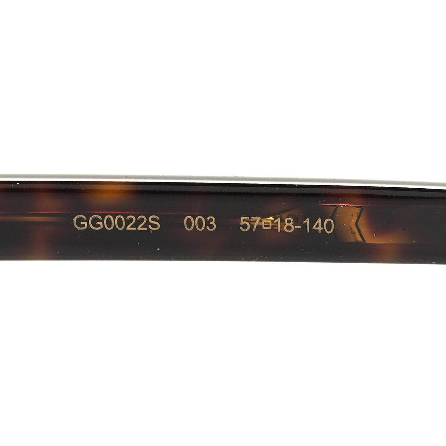 Acetate GG Sunglasses GG0022S Havana
