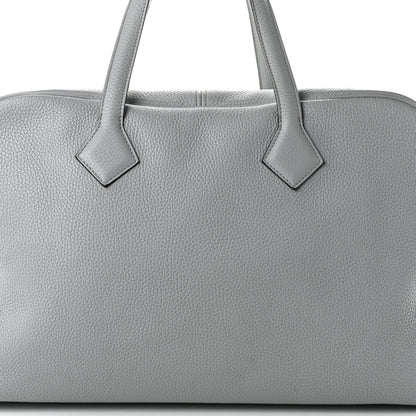 Hermes Taurillon Clemence Victoria II 43 Travel Bleu Glacier 8 of 10