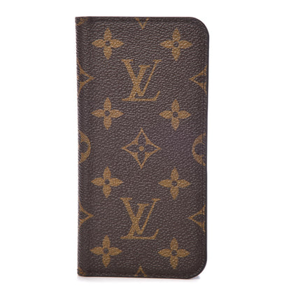 Louis Vuitton Monogram iPhone X Folio Case 1 of 9