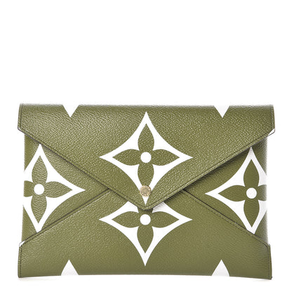 Louis Vuitton Monogram Giant Large Kirigami Pochette Kaki 1 of 10