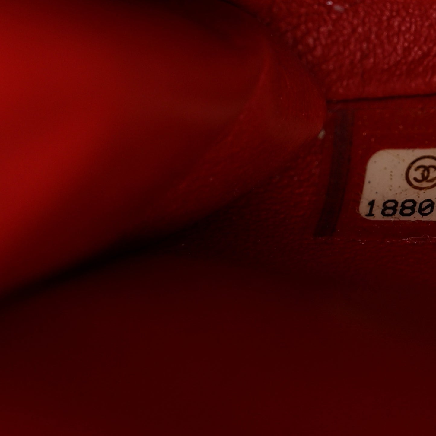 Caviar Quilted Clutch With Chain Flap Red