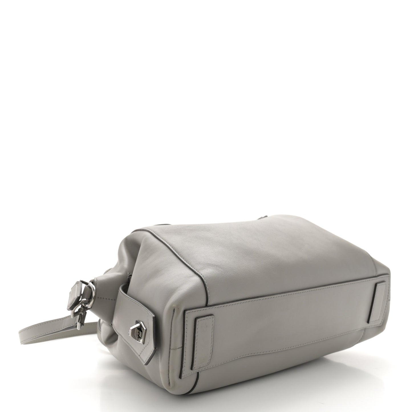 Calfskin Small Soft Antigona Pearl Grey