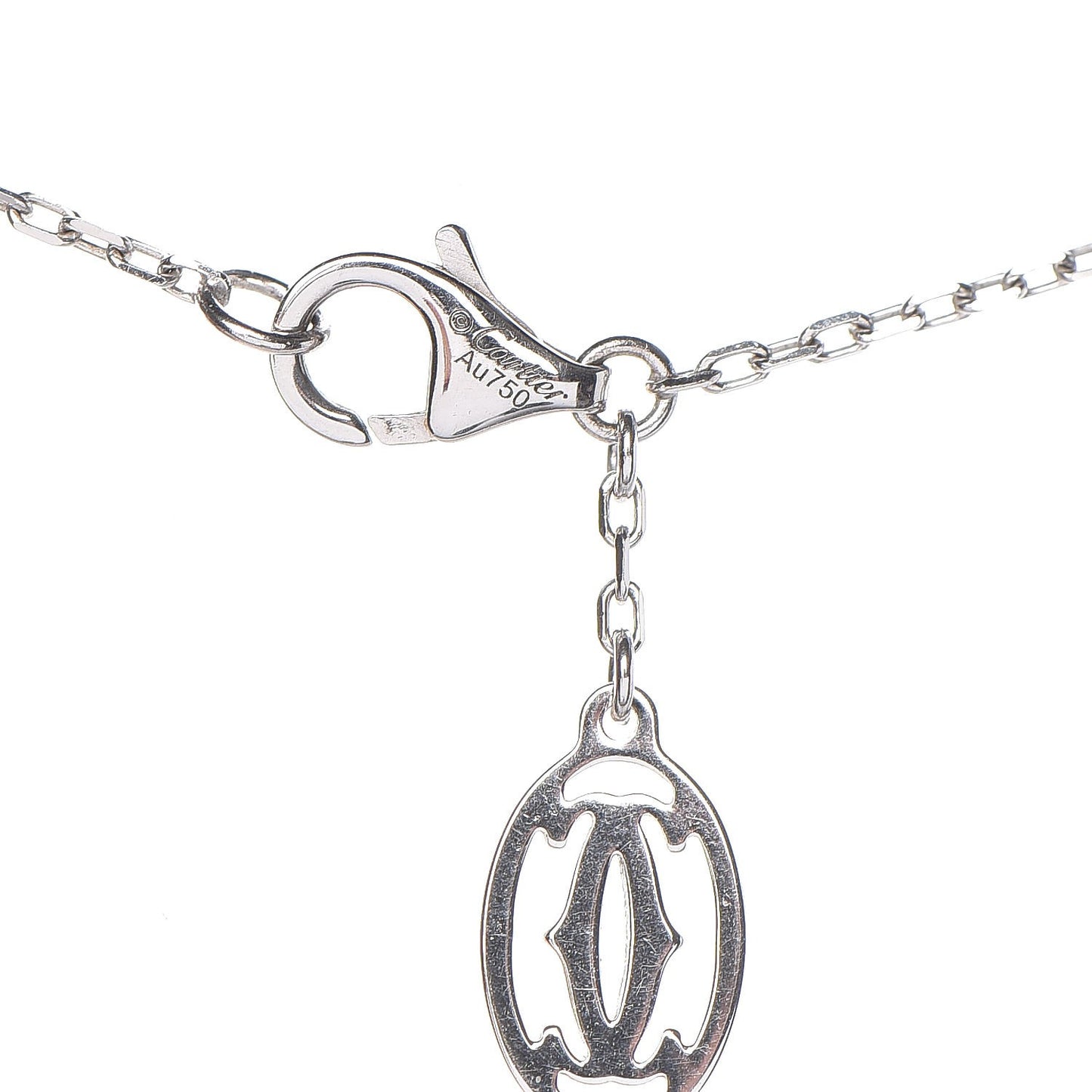 18K White Gold Chain Necklace