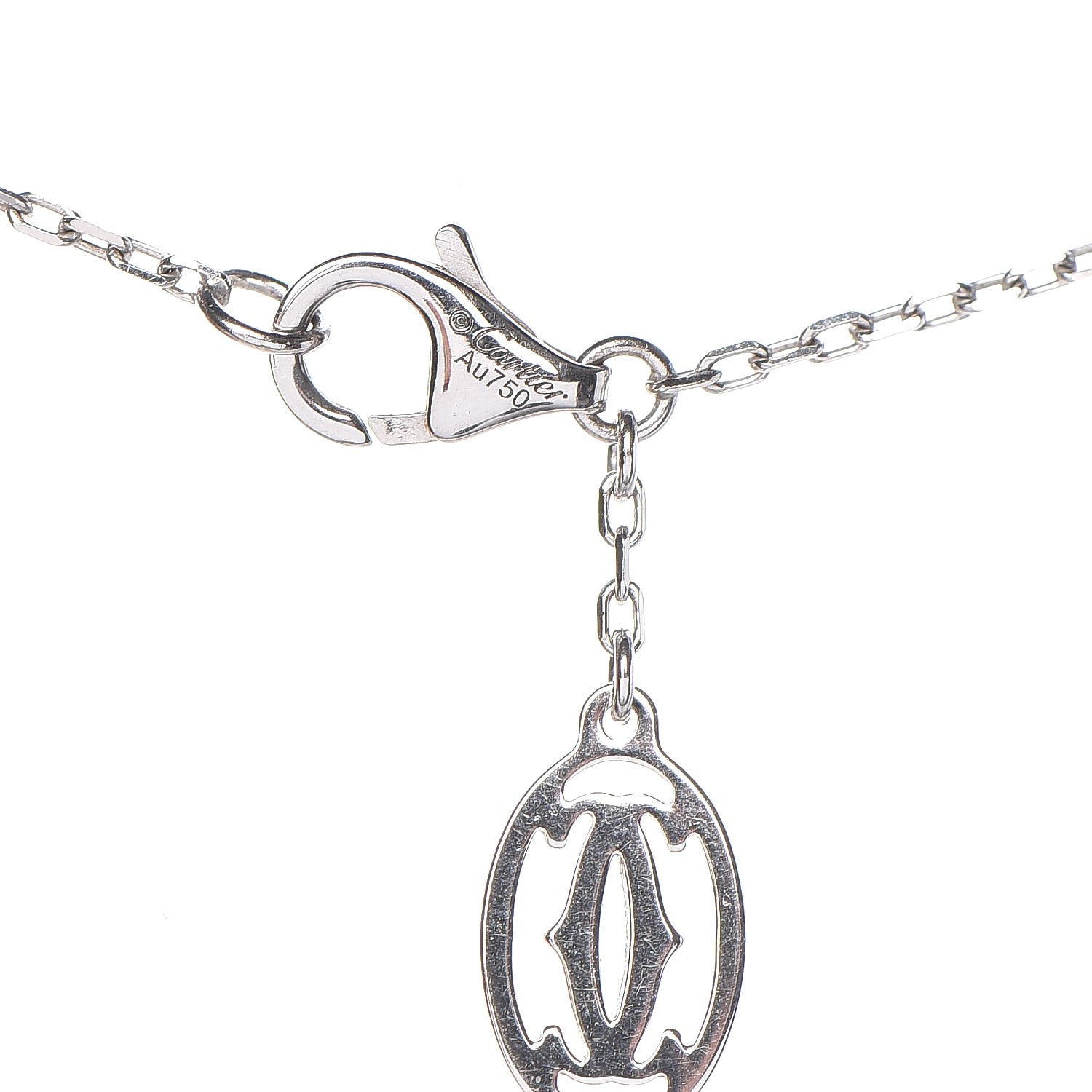 Cartier 18K White Gold Chain Necklace 4 of 6