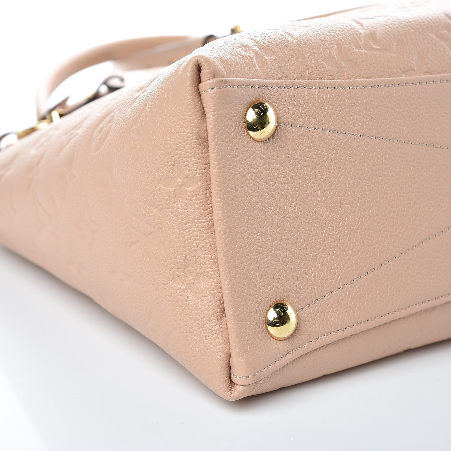 Louis Vuitton Empreinte V Tote MM Beige Rose Creme 8 of 9