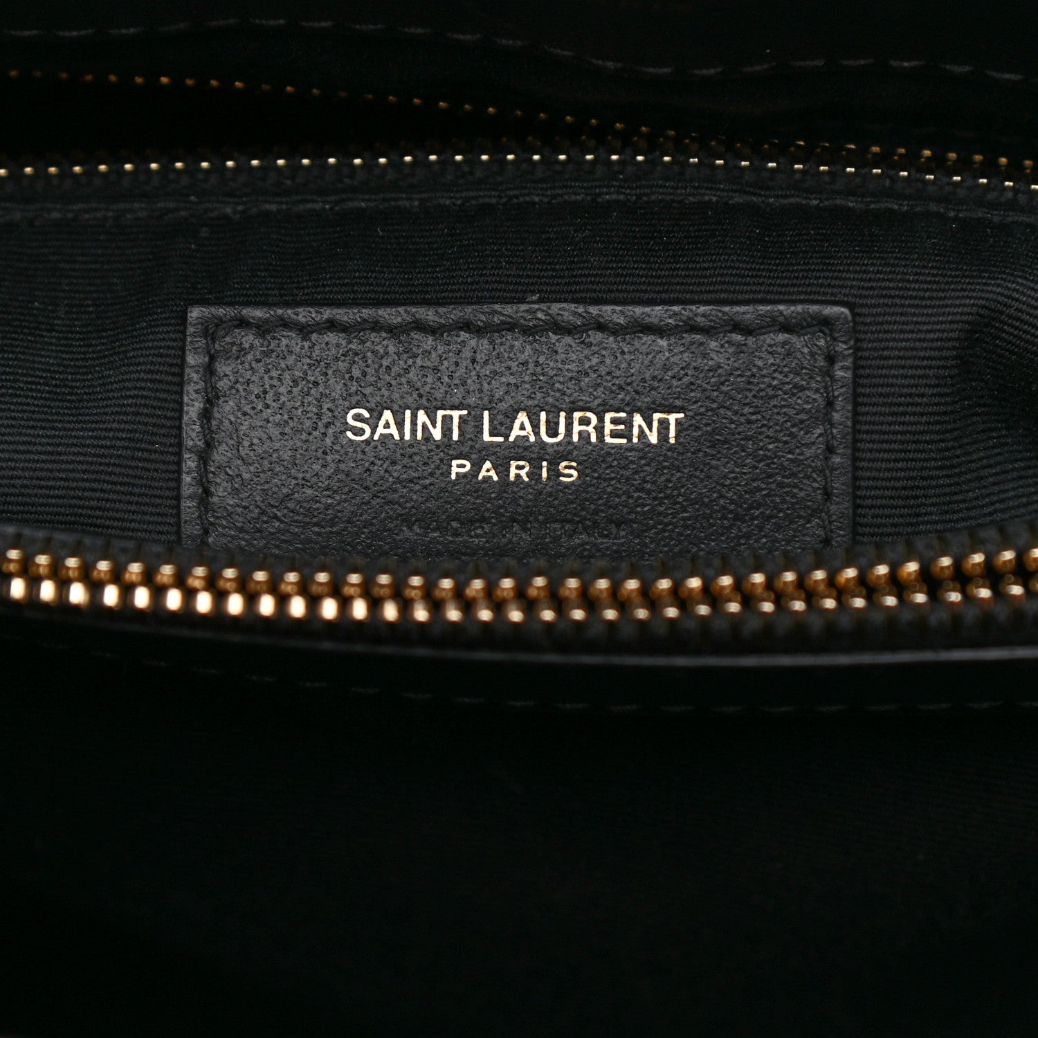 Saint Laurent Calfskin Y Quilted Monogram Medium Loulou Chain Satchel Black 7 of 9