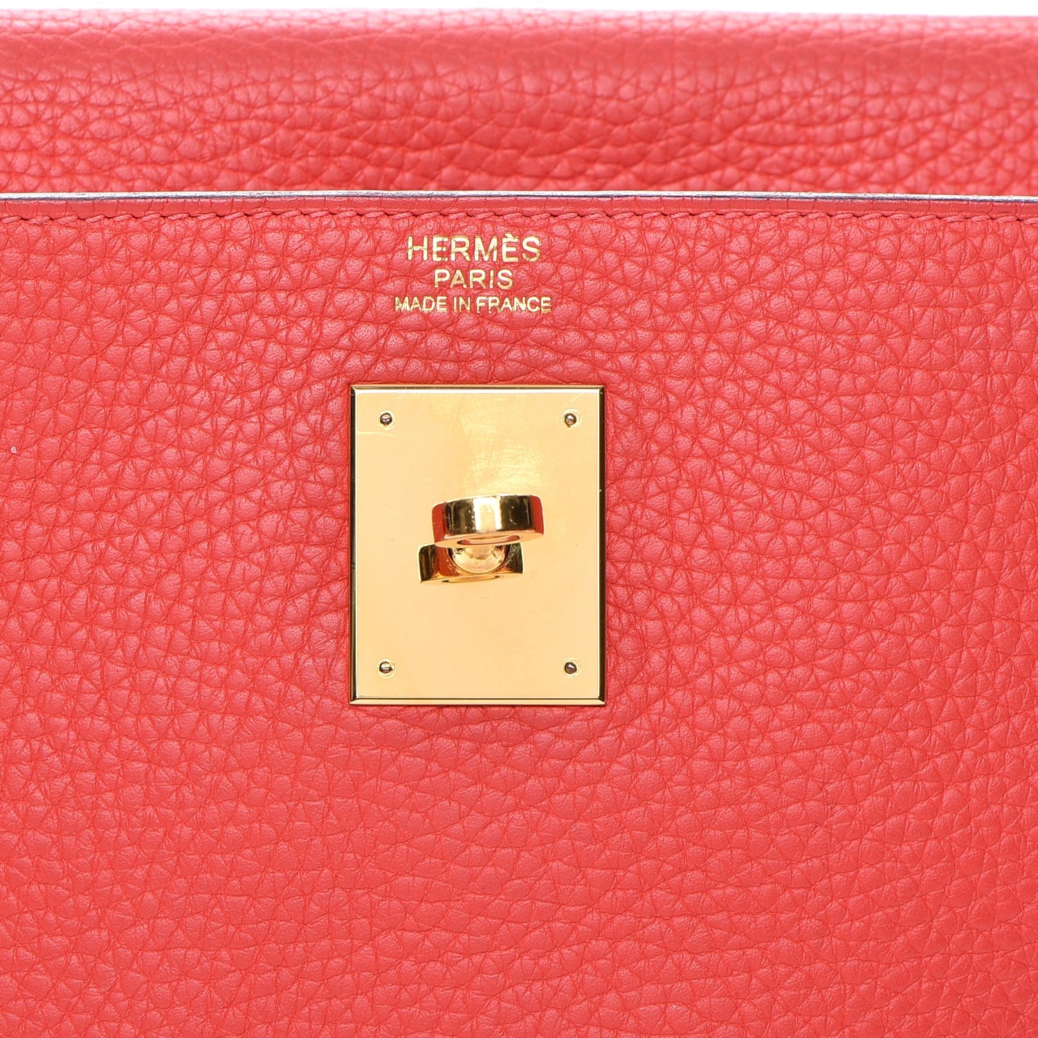 Hermes Taurillon Clemence Kelly Retourne 28 Rouge Pivoine 16 of 28