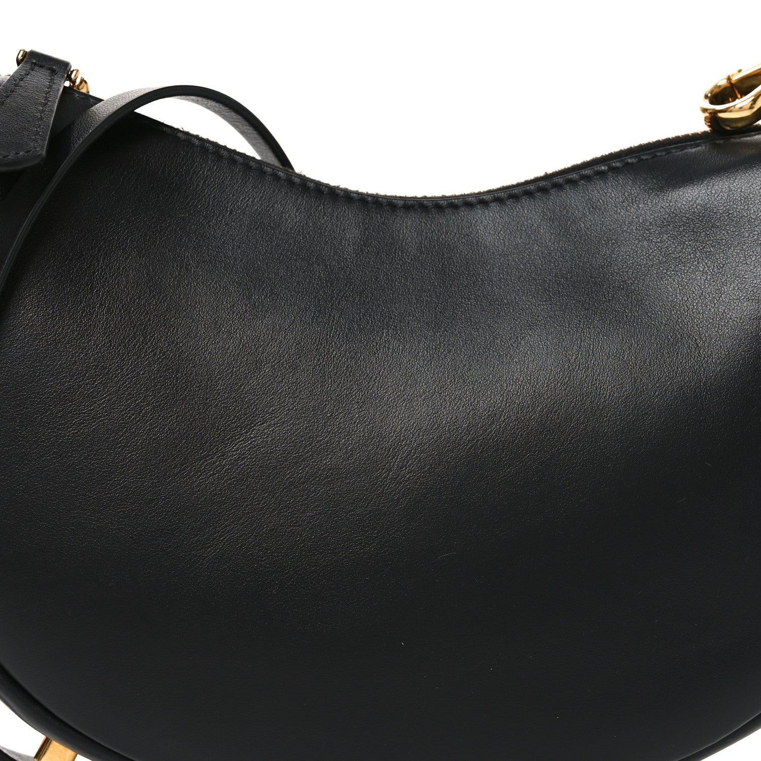 Fendi Vitello Grace Matte Mini Fendigraphy Hobo Bag Black 8 of 10