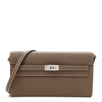 Hermes Epsom Kelly Wallet To Go Etoupe 1 of 7