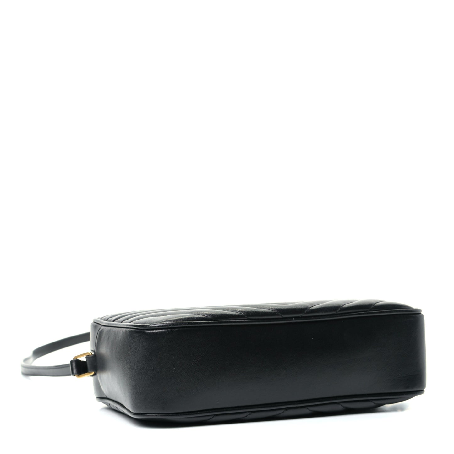 Calfskin Matelasse Monogram Lou Camera Bag Black
