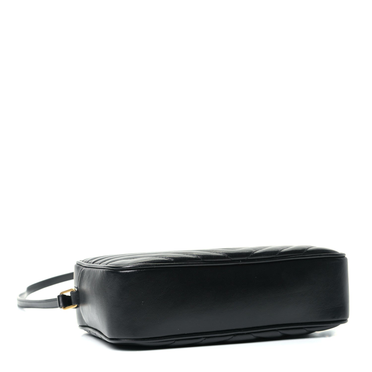 Saint Laurent Calfskin Matelasse Monogram Lou Camera Bag Black 3 of 5