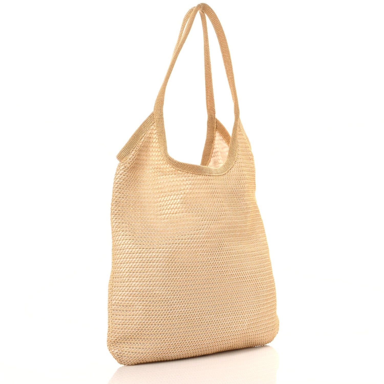 Miu Miu Raffia Effect Linen Logo Ivy Bag Natural 4 of 9