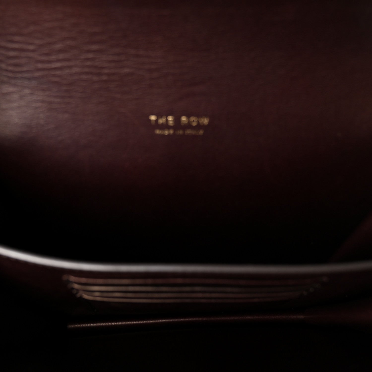 The Row Smooth Calfskin Half Moon Shoulder Bag Brown 4 of 8