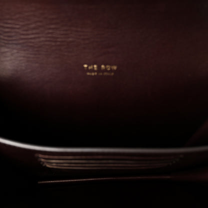 The Row Smooth Calfskin Half Moon Shoulder Bag Brown 4 of 8