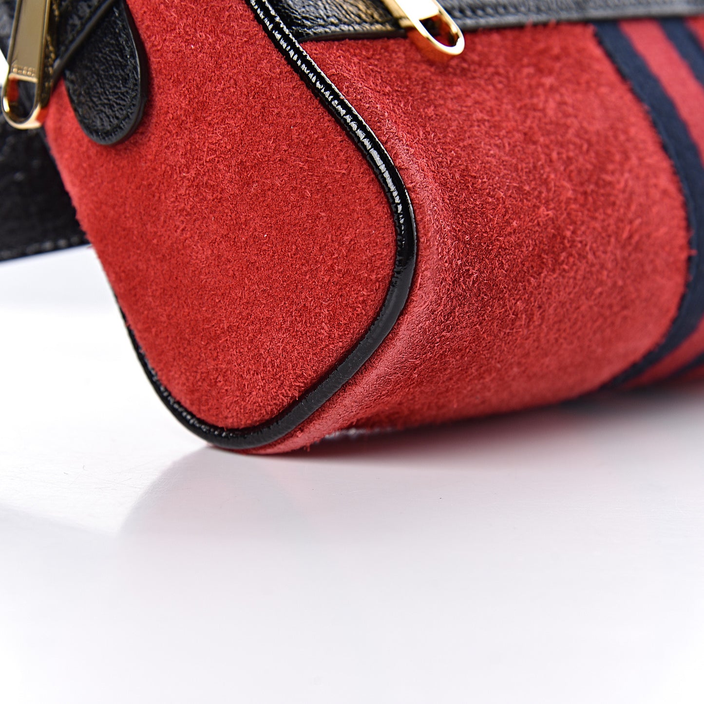 Suede Small Ophidia Belt Bag 85 34 Hibiscus Red