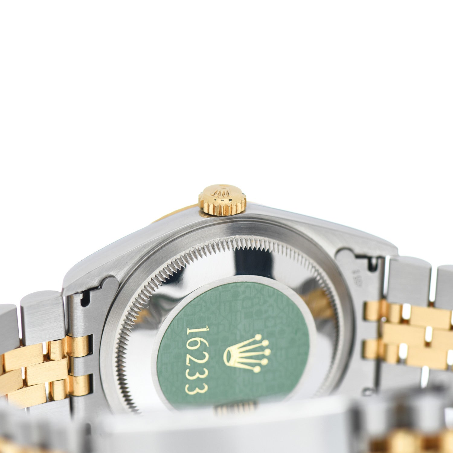 Rolex Stainless Steel 18K Yellow Gold 36mm Oyster Perpetual Datejust Watch Champagne 16233 4 of 5