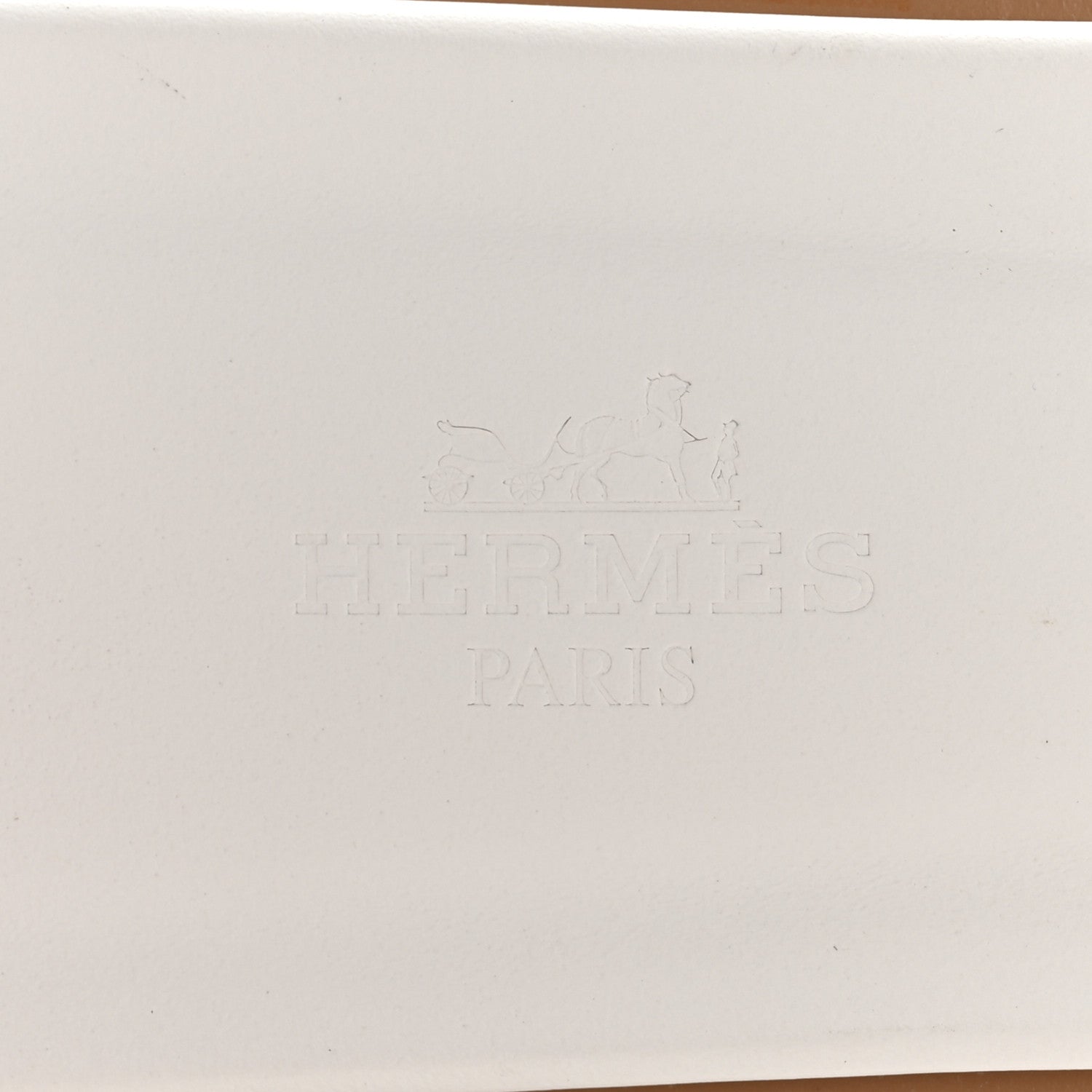 Hermes Box Calfskin Oran Sandals 39.5 White 8 of 9