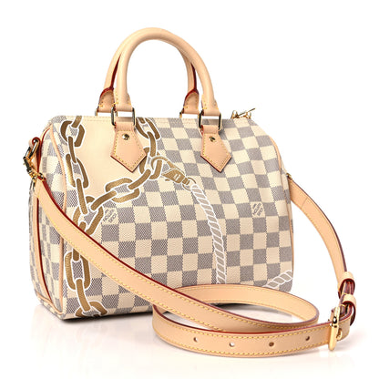 Louis Vuitton Damier Azur Nautical Speedy Bandouliere 25 3 of 9