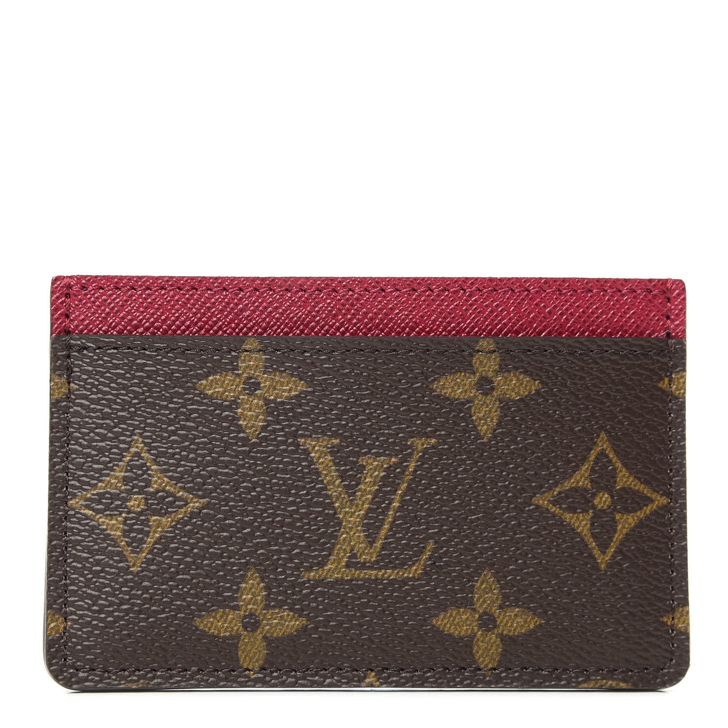 Monogram Card Holder Fuchsia