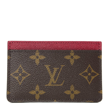 Louis Vuitton Monogram Card Holder Fuchsia 1 of 7