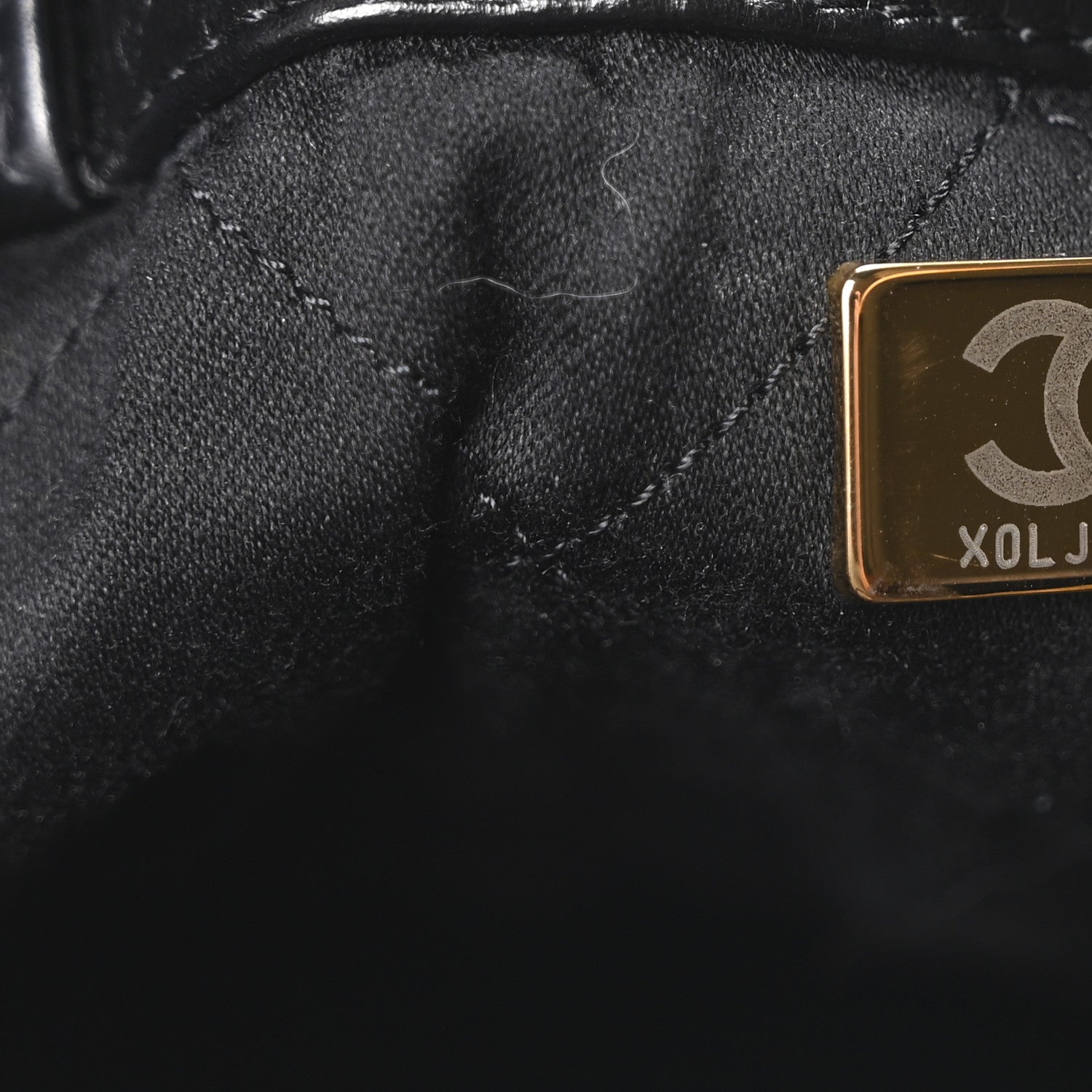Chanel Shiny Calfskin Quilted Chanel 22 Backpack Black 7 of 10