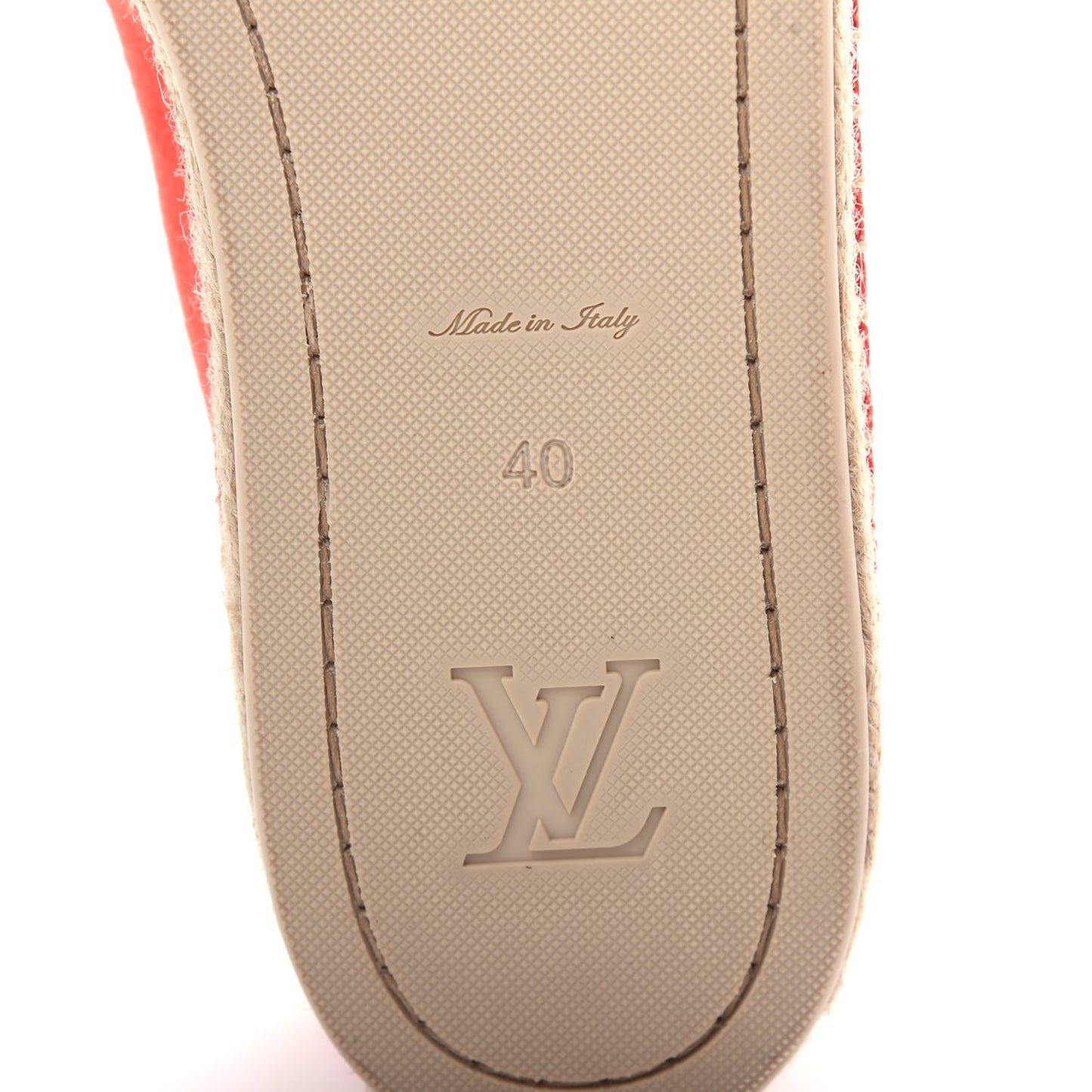 Canvas Waterfall Espadrille 40 Rouge