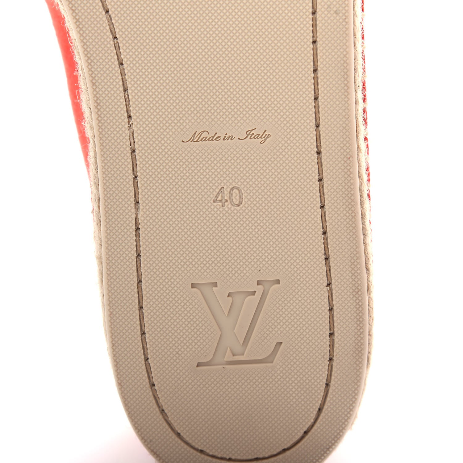 Louis Vuitton Canvas Waterfall Espadrille 40 Rouge 9 of 13
