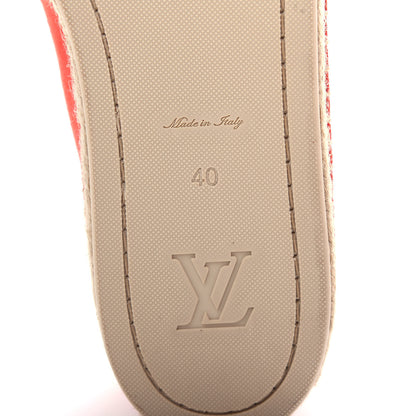 Louis Vuitton Canvas Waterfall Espadrille 40 Rouge 9 of 13