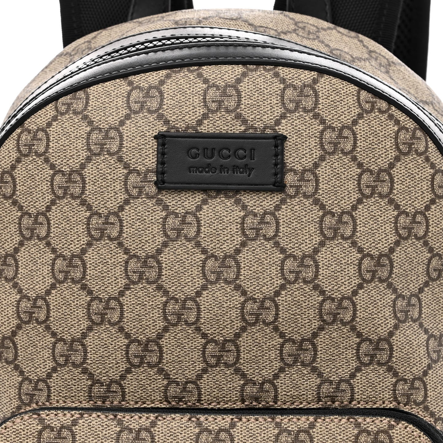 GG Supreme Monogram Small Eden Day Backpack Black