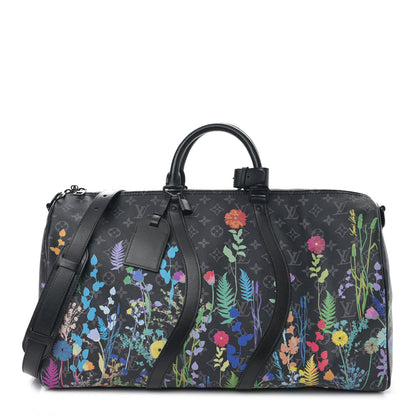 Louis Vuitton Monogram Eclipse Folia Keepall Bandouliere 50 1 of 7