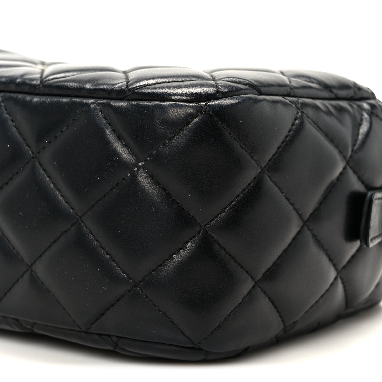 Chanel Lambskin Quilted Medium Camera Case Black 10 of 11
