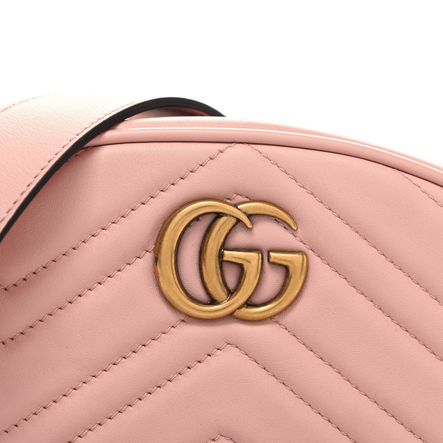 Calfskin Matelasse GG Marmont Belt Bag 95 38 Perfect Pink
